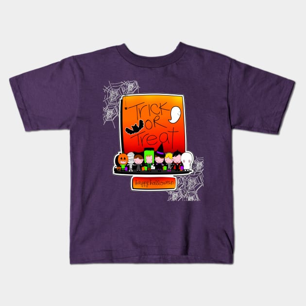 HalloweenKids2019 Kids T-Shirt by Tookiester